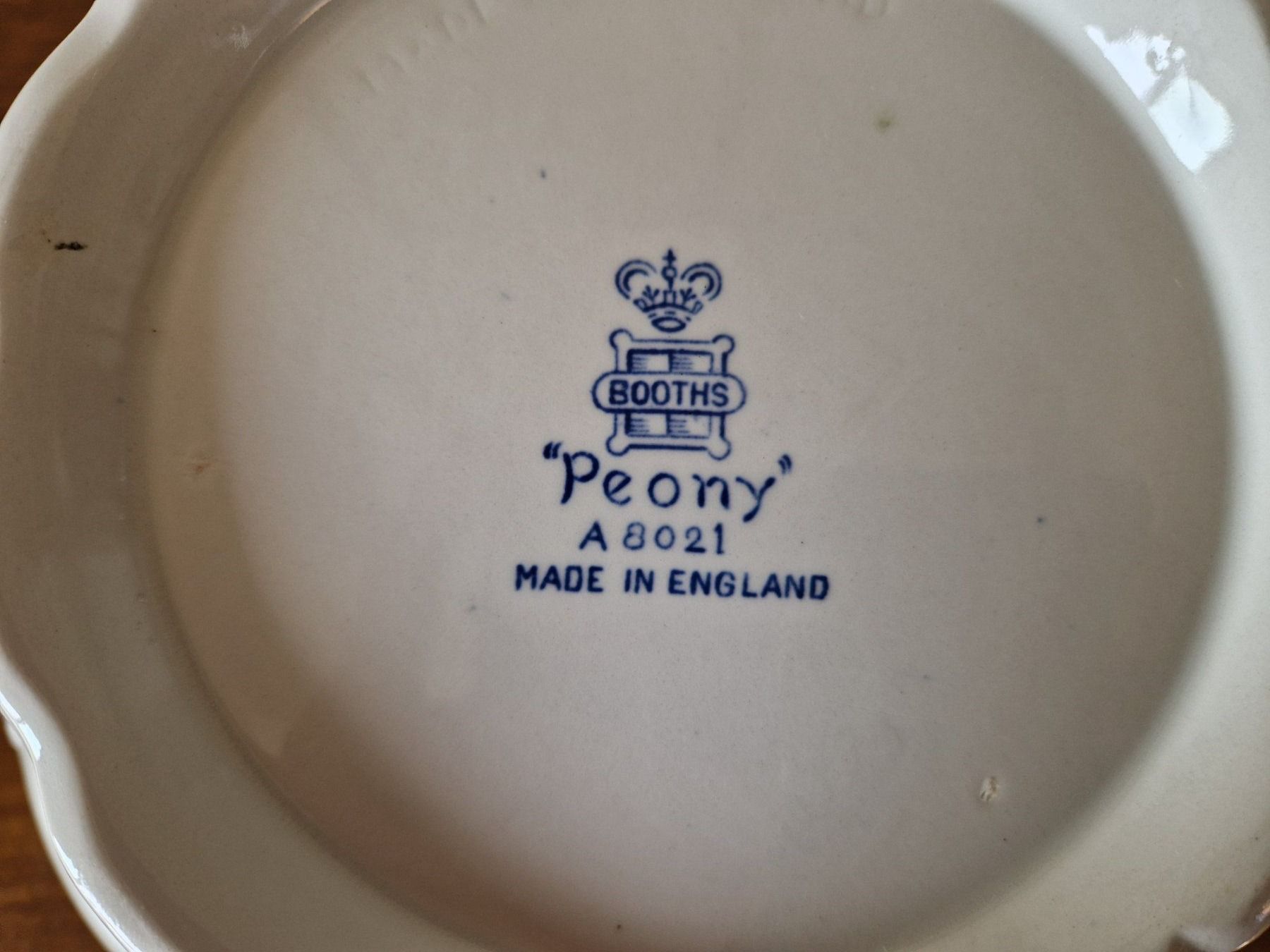 Schalen: Suppenschüssel mit Deckel,  Peony England – Neu (gemäss Beschreibung) aus Bern von Antikbatik 8