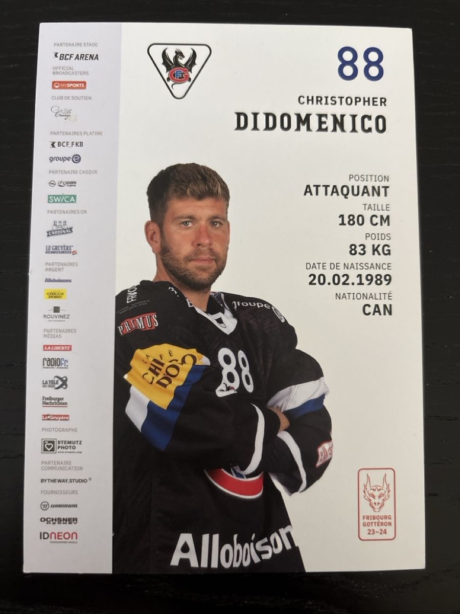 Autografi: Christopher DiDomenico Autogrammkarte - Top Zustand! – Usato da Uetendorf venduto da hoisle 1