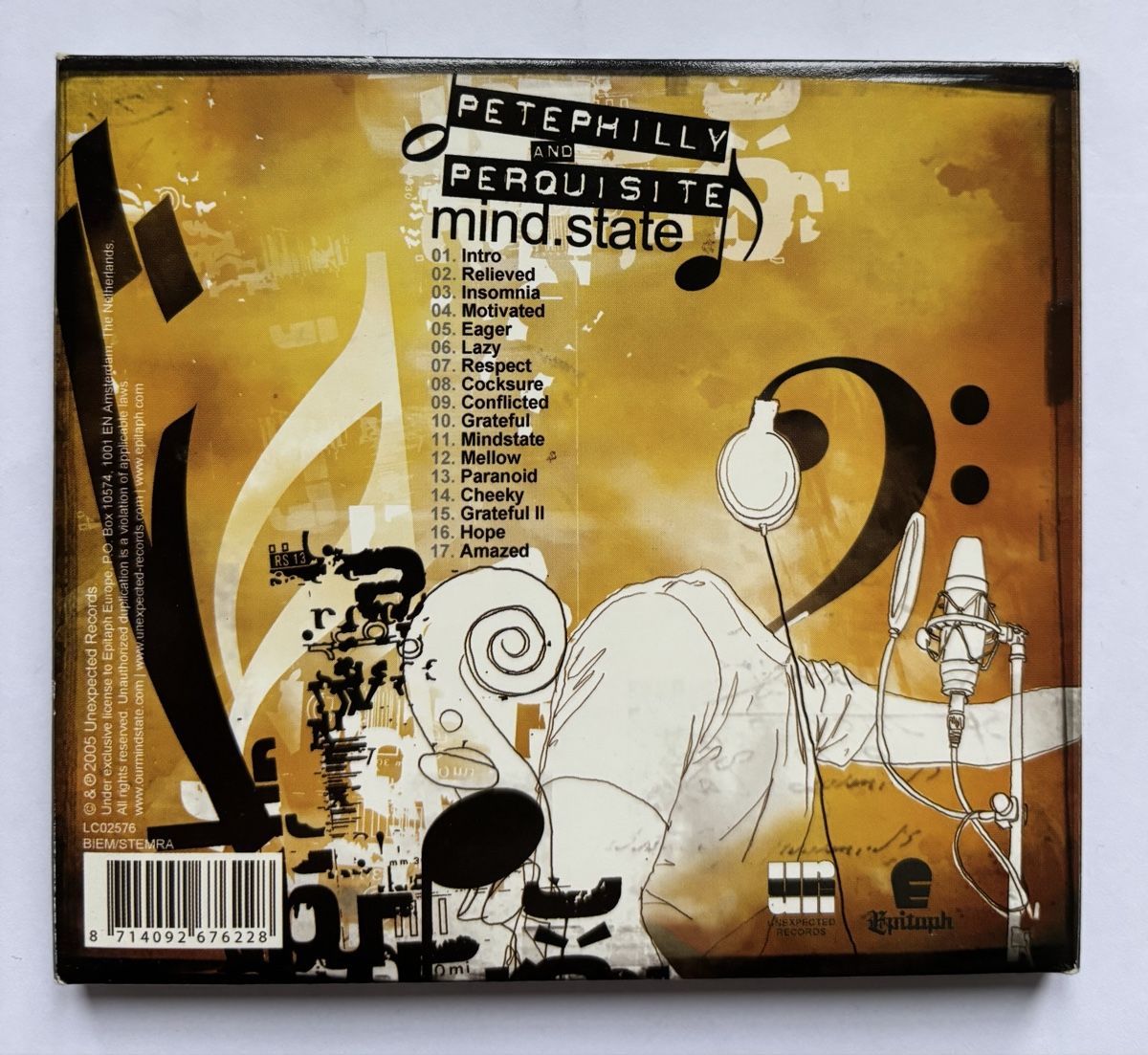 CDs: Pete Philly & Perquisite - Mind State EX/EX – Gebraucht aus Neuchâtel von Deivid2 5