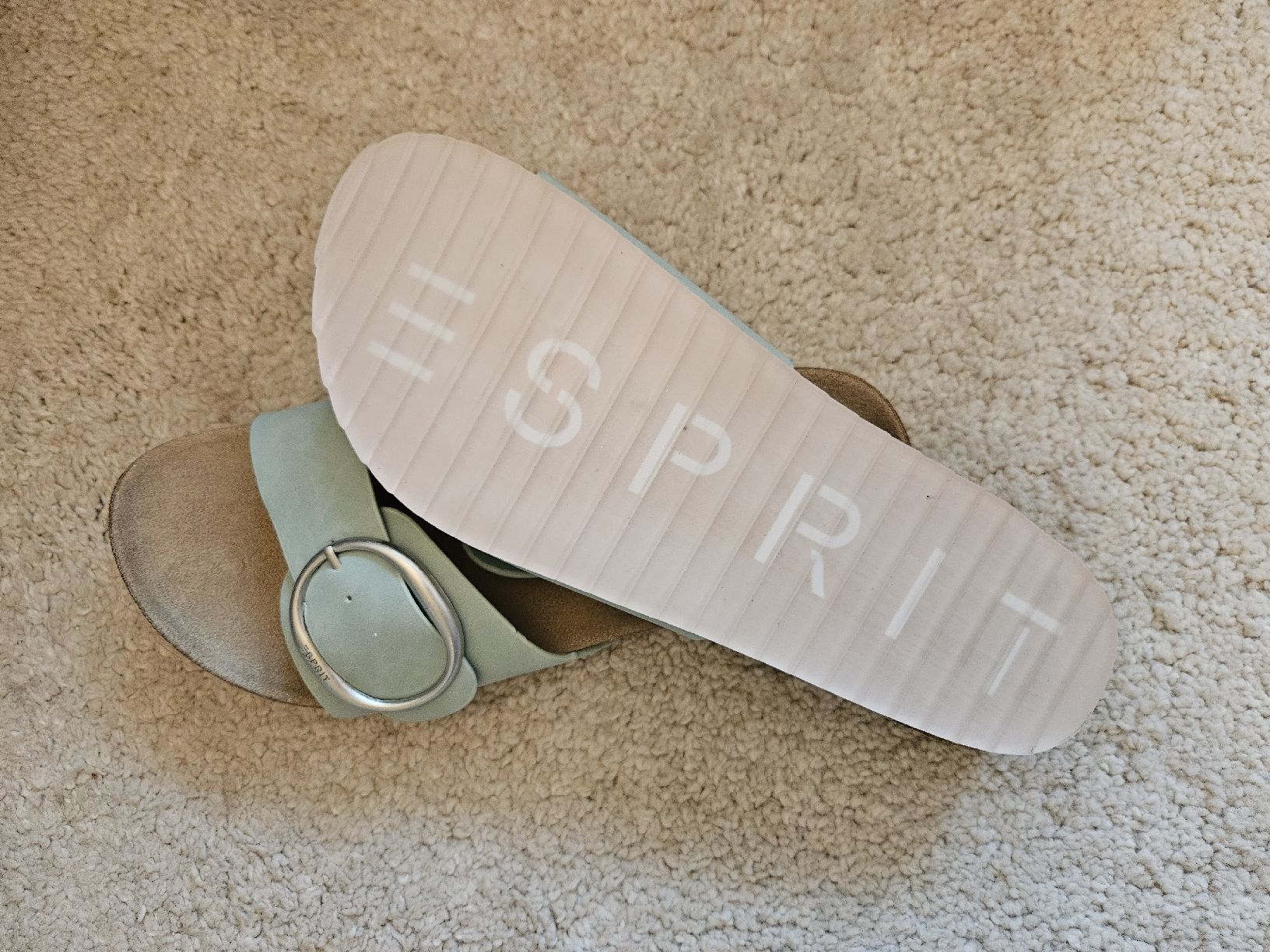 Esprit Scarpe da donna: Esprite Pantolette, salbeigrün, neu – Nuovo e nell'imballaggio originale da Ruswil venduto da agn_pcz9 1