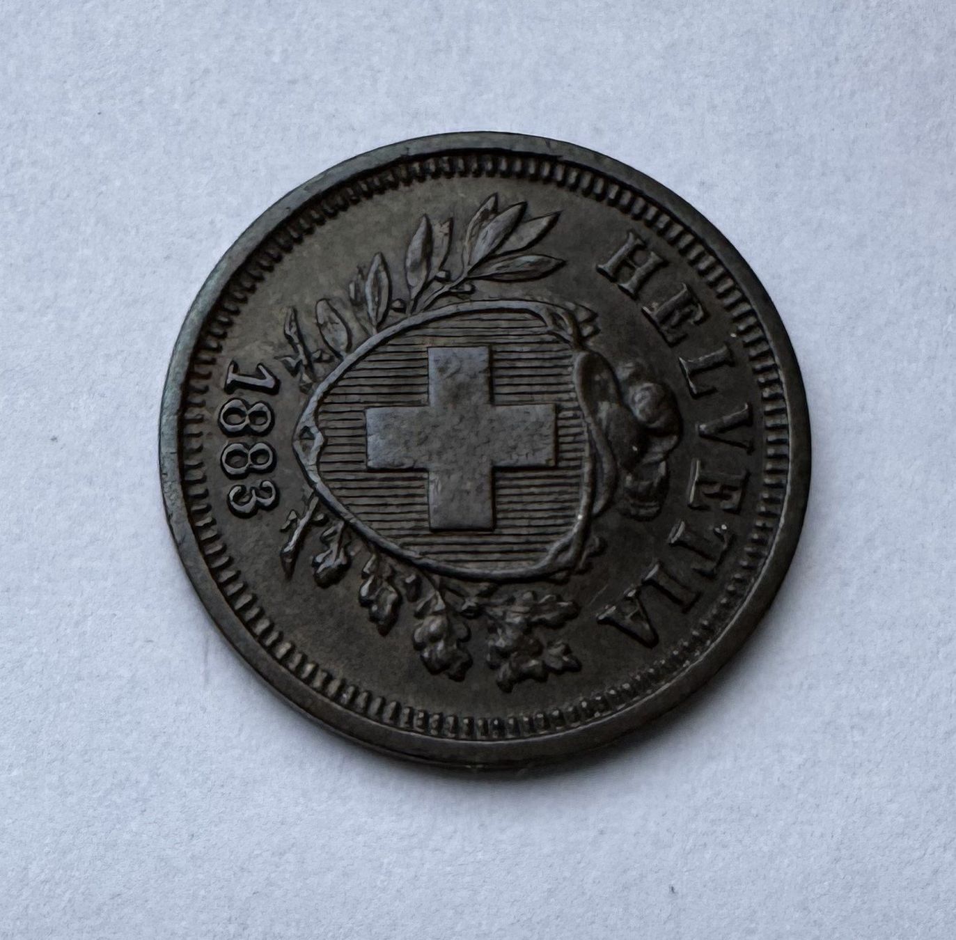 Tutti le monete: 1883 1 Rappen unz – Nuovo (secondo la descrizione) da Kirchberg SG venduto da Zenhad69 1