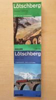 Alter BLS Lötschbergprospekt + Vogelschaukarte Top Zustand!