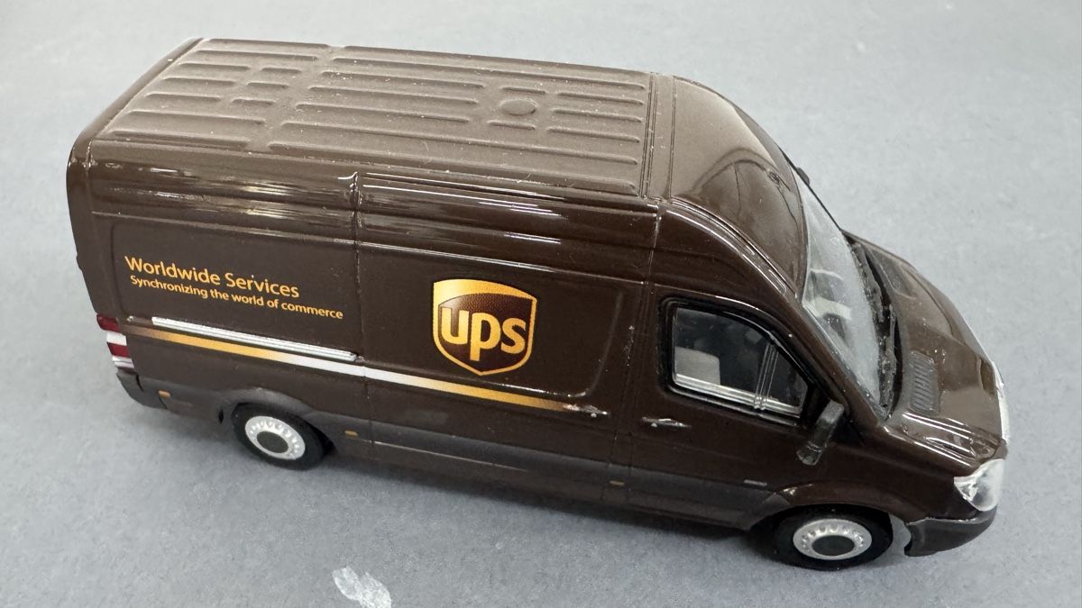 WSI Models Modellini d'auto: Mercedes Sprinter UPS 1:50 WSI – Usato da Luzern venduto da aa43modelcars-Luzern 1