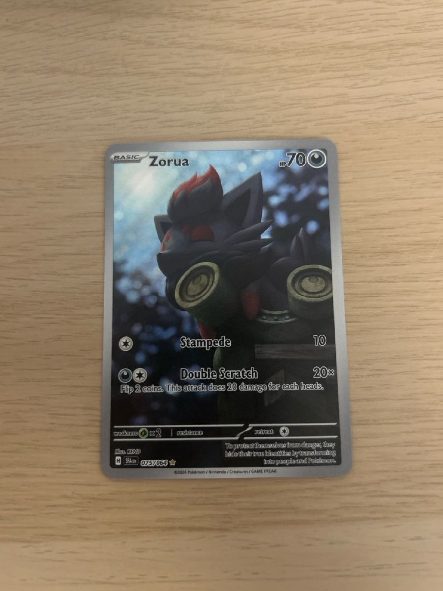 Pokémon Carte collezionabili: Zorua fullart – Nuovo (secondo la descrizione) da Lausanne venduto da POKEALE