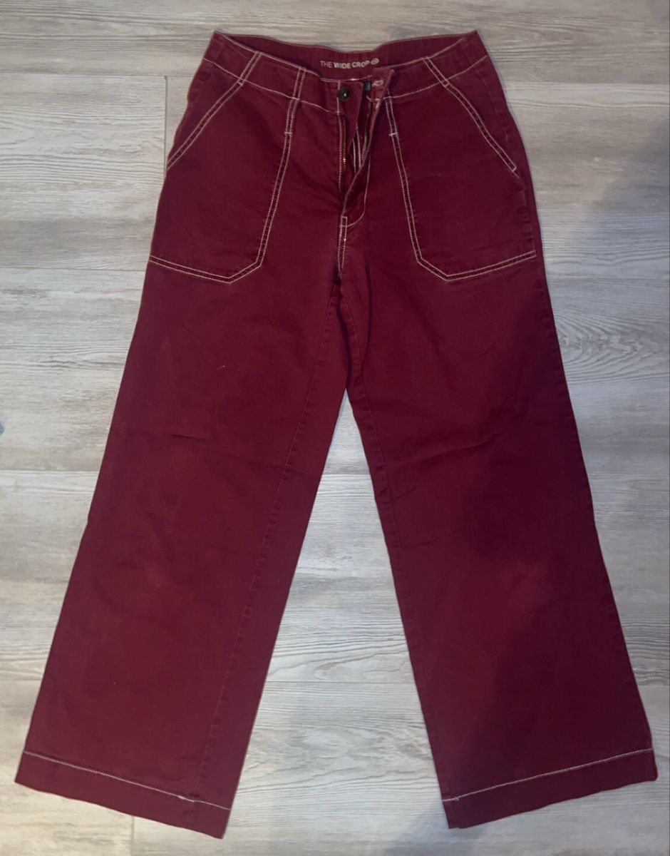 C&A Pantaloni: Pantalon large bordeaux – Nuovo (secondo la descrizione) da Charmoille venduto da chaignat03
