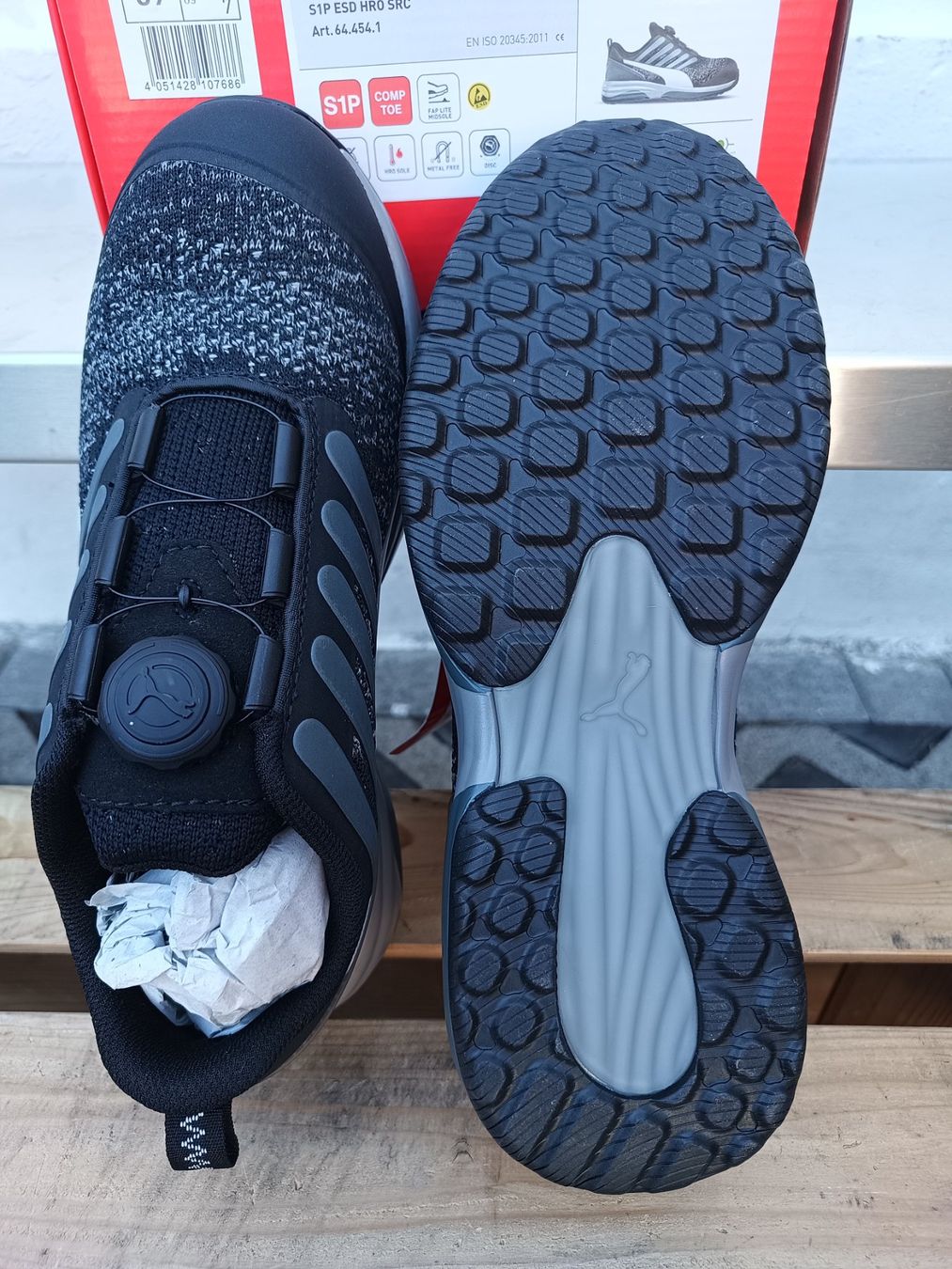 Puma Scarpe da uomo: Puma Sicherheitsschuhe S1P ESD HRO SRC 39 – Nuovo e nell'imballaggio originale da Oberegg venduto da 19franzi94 5