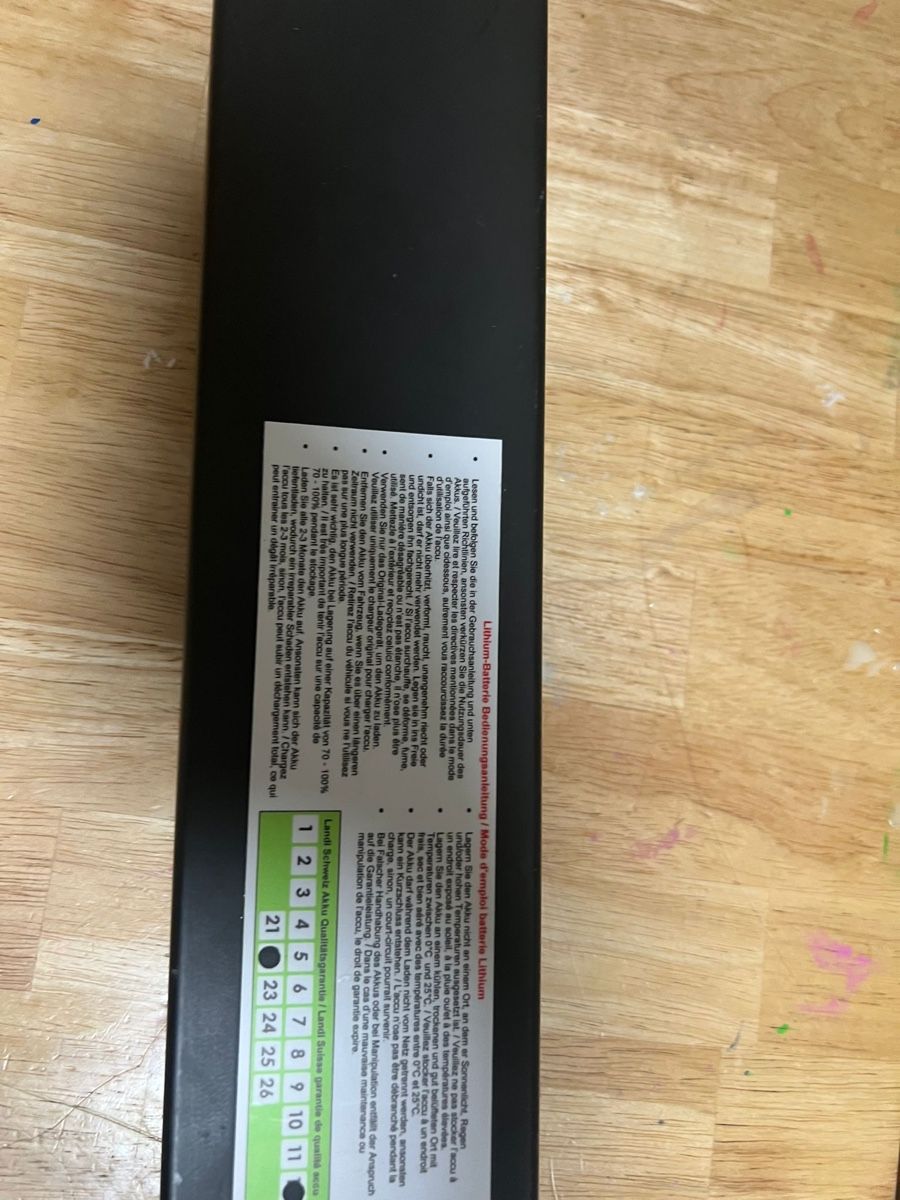 Ego Batterie: Ebike akku Ego /Cube/  – Usato da Hinteregg venduto da nic_l5zl 2