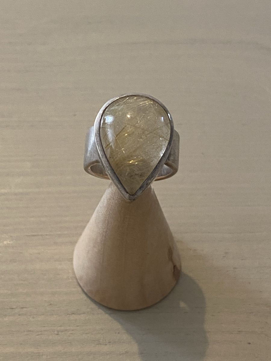 Anelli: Damenring Rutilquarz 800 Silber – Usato da Birr venduto da Vintage-Liebhaber 8