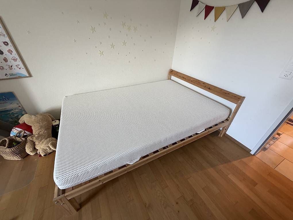 Ikea Letti: Ikea Bett Neiden und Matratze Åbygda – Usato da Lachen SZ venduto da lanie2801