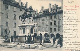 Bern - Erlach Denkmal + 1900