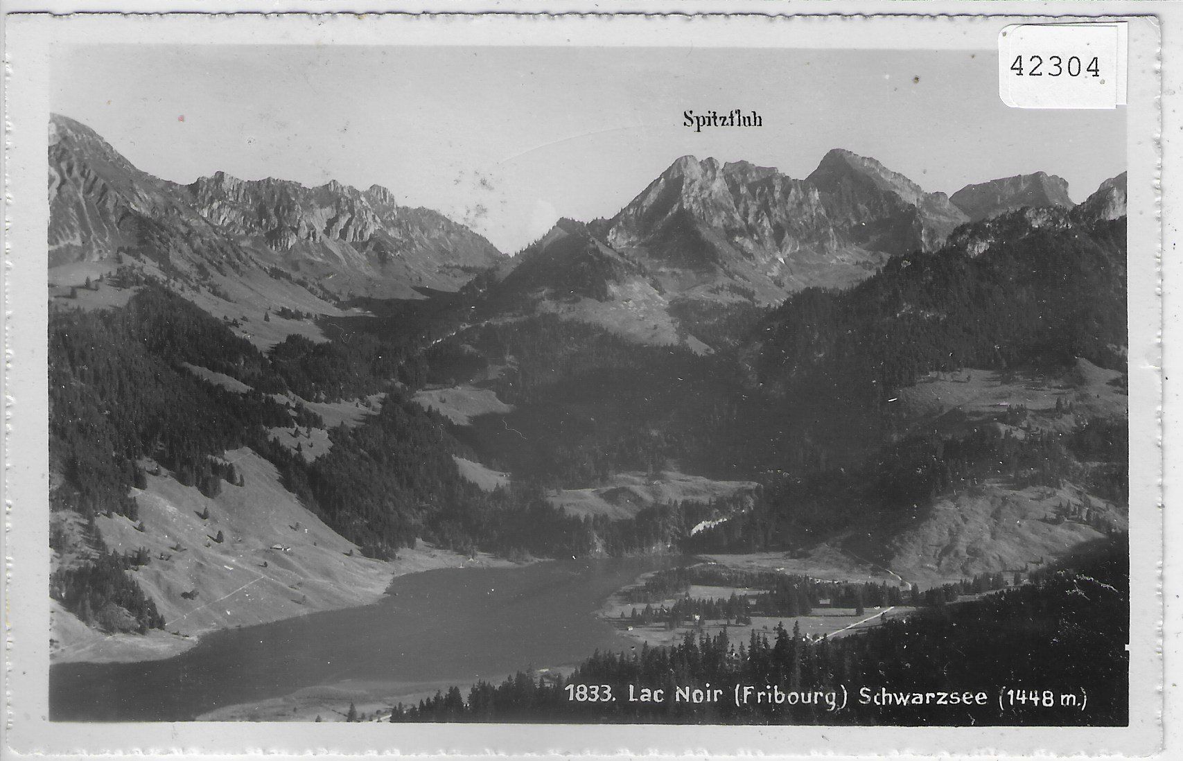 Cartoline postali: Lac Noir - Schwarzsee – Usato da Ettingen venduto da Kartenplanet