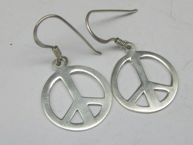Orecchini pendenti & Orecchini a lobo: Ohrringe Ohrhänger Silber 925 PRO Peace – Usato da Ermatingen venduto da Decovin 3