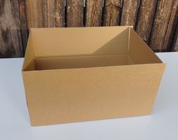 450 Faltkartons braun aus Wellkarton neu (585 x 385 x 120mm)