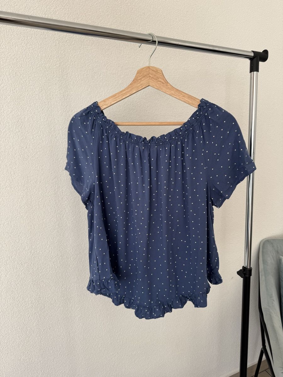 C&A Camicette: Schöne Bluse mit Punkten von C&A, S-M – Nuovo (secondo la descrizione) da Granges VS venduto da rvn 1