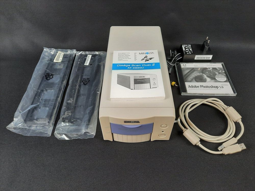 動作品 MINOLTA DiMAGE Scan Dual II AF-2820U Konica Minolta DiMAGE Scan Dual II AF-2820U White USB