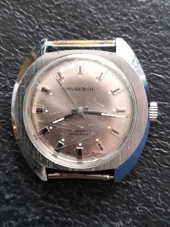 Montres Gousset - Rare Montre à Gousset Mécanique Vintage, ELFA 17 Jewels Shockprotected Dateur 1987312009