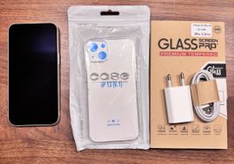 iPhone 13 128GB Weiss mit Zubehör 