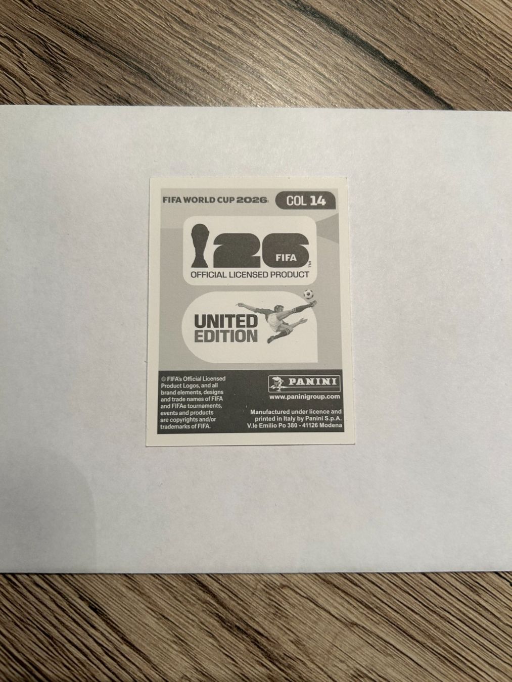 Panini Cartes à collectionner: Panini FIFA World Cup 2026 - COL 14 – D'occasion à Zumikon par meter03 1