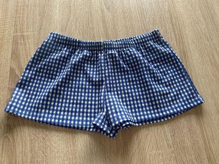 Kurze Hose Karo blau weiss von Collusion Gr. S