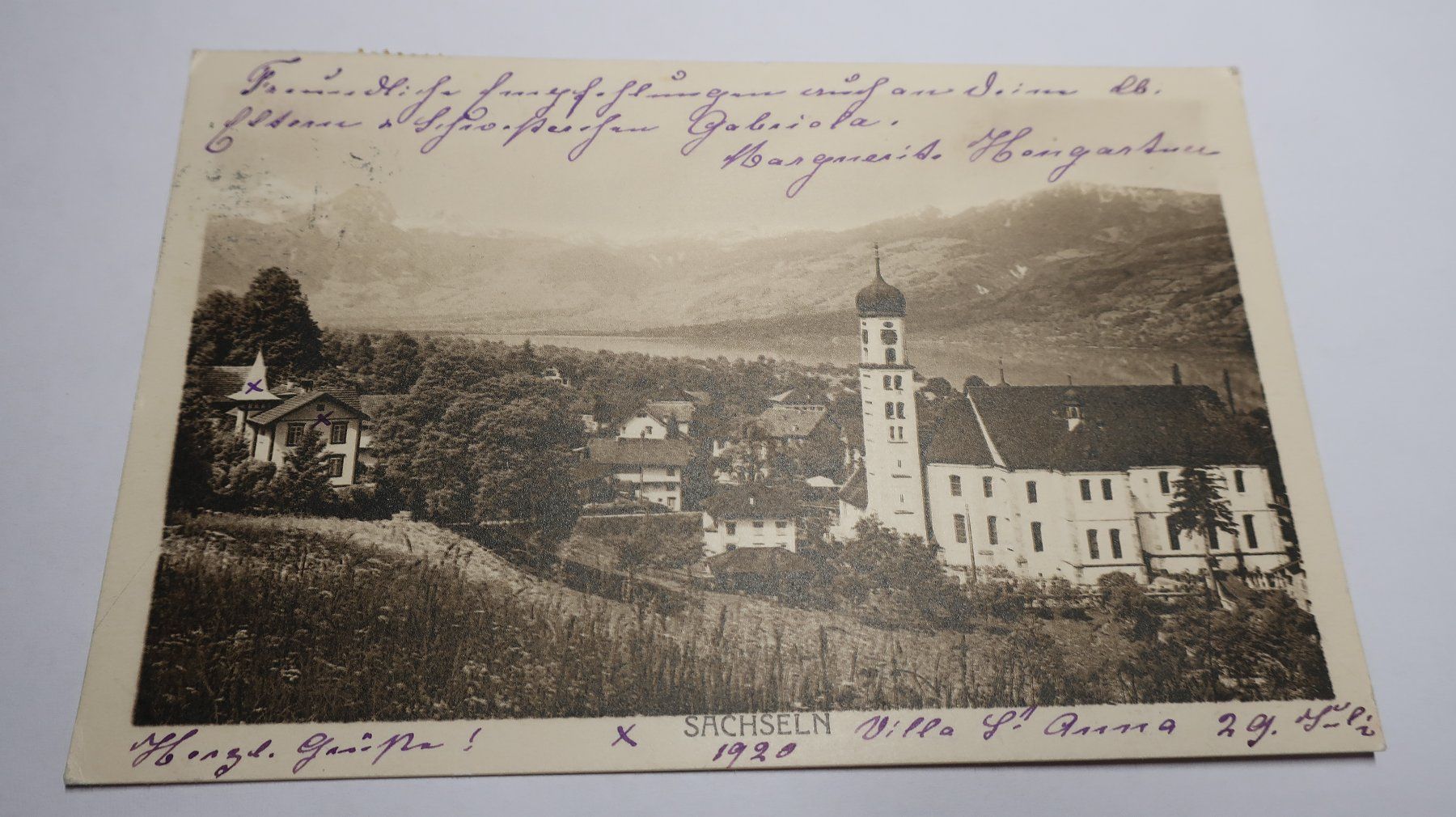 Cartes postales: Sachseln  1920 – D'occasion à Cormoret par Pascalll2001 1