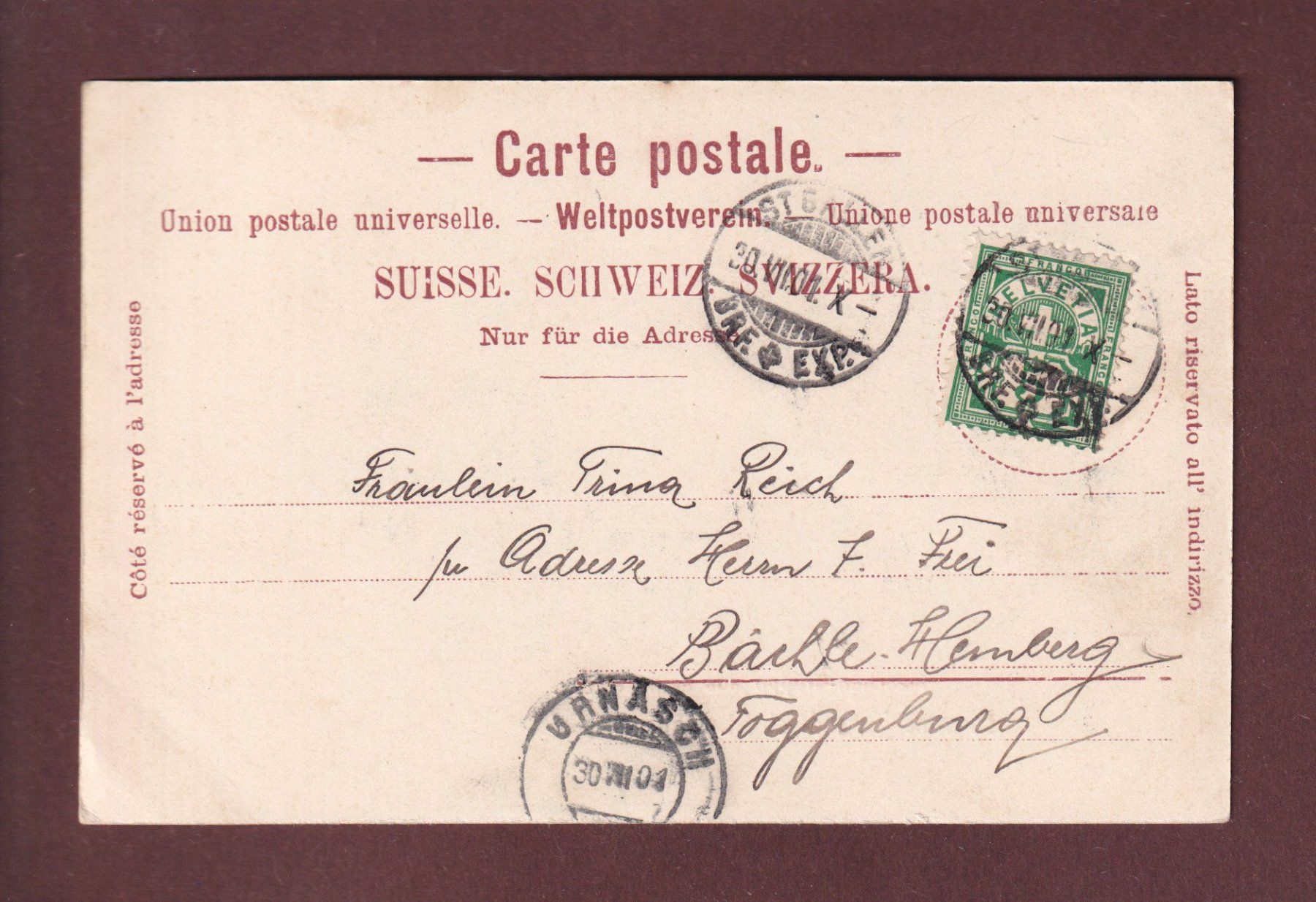 Cartoline postali: ST. GALLEN - Jugendfest - Mädchen-Gruppe - 1901 – Usato da Pully venduto da nicecards-shop 1