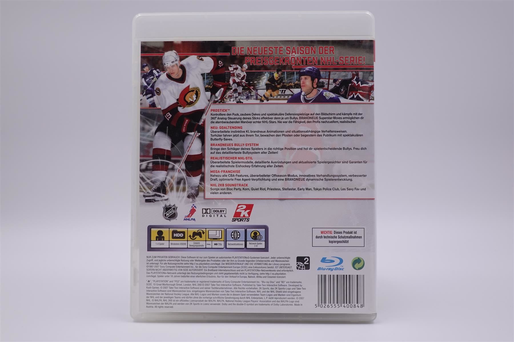 Sony Giochi: NHL 2K8 (PS3) – Usato da Herisau venduto da ZelliZone 1