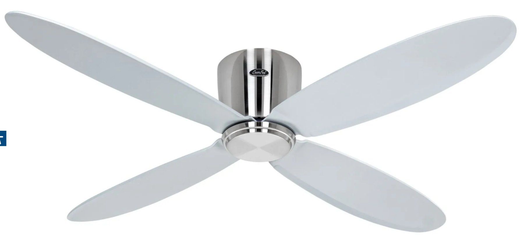 Ventilatori: Deckenventilator Eco Plano II - Ø132cm - silber -mit Leuchte – Nuovo e nell'imballaggio originale da Dagmersellen venduto da ZIPZAP8