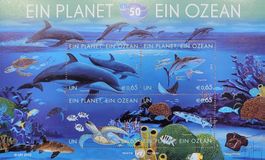 Kleinbogen UNO ONU " Ein Planet Ein Ozean " ** 2010