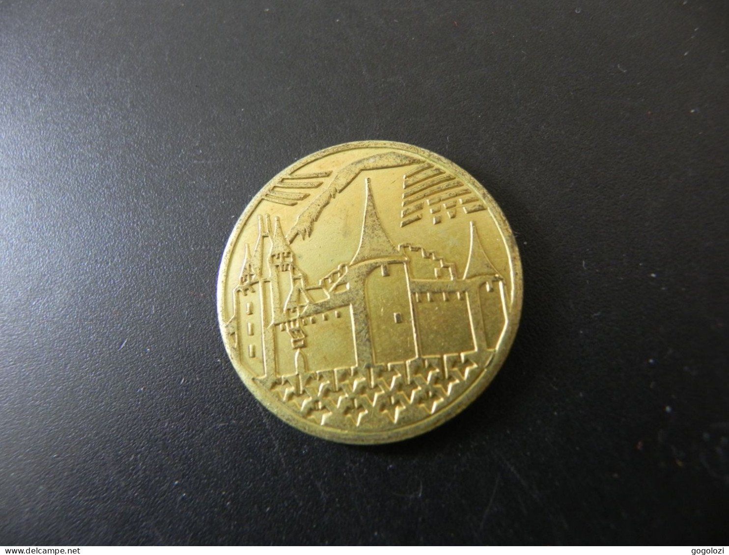 Medaglie: Jeton Vaud Château de Aigle 1974 – Usato da Biel/Bienne venduto da Gogolozi
