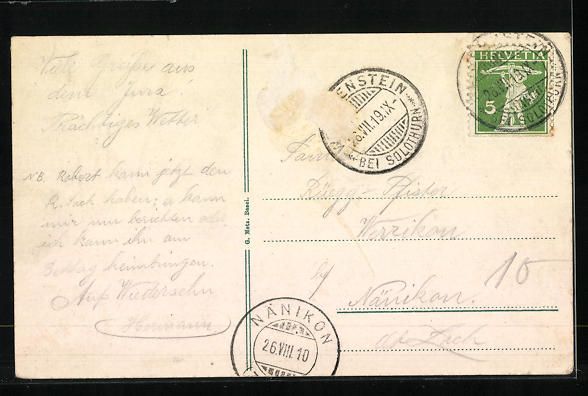Cartoline postali: Weissenstein / SO, Ansicht vom Gasthaus  – Usato da Berlin venduto da bartko-reher 1