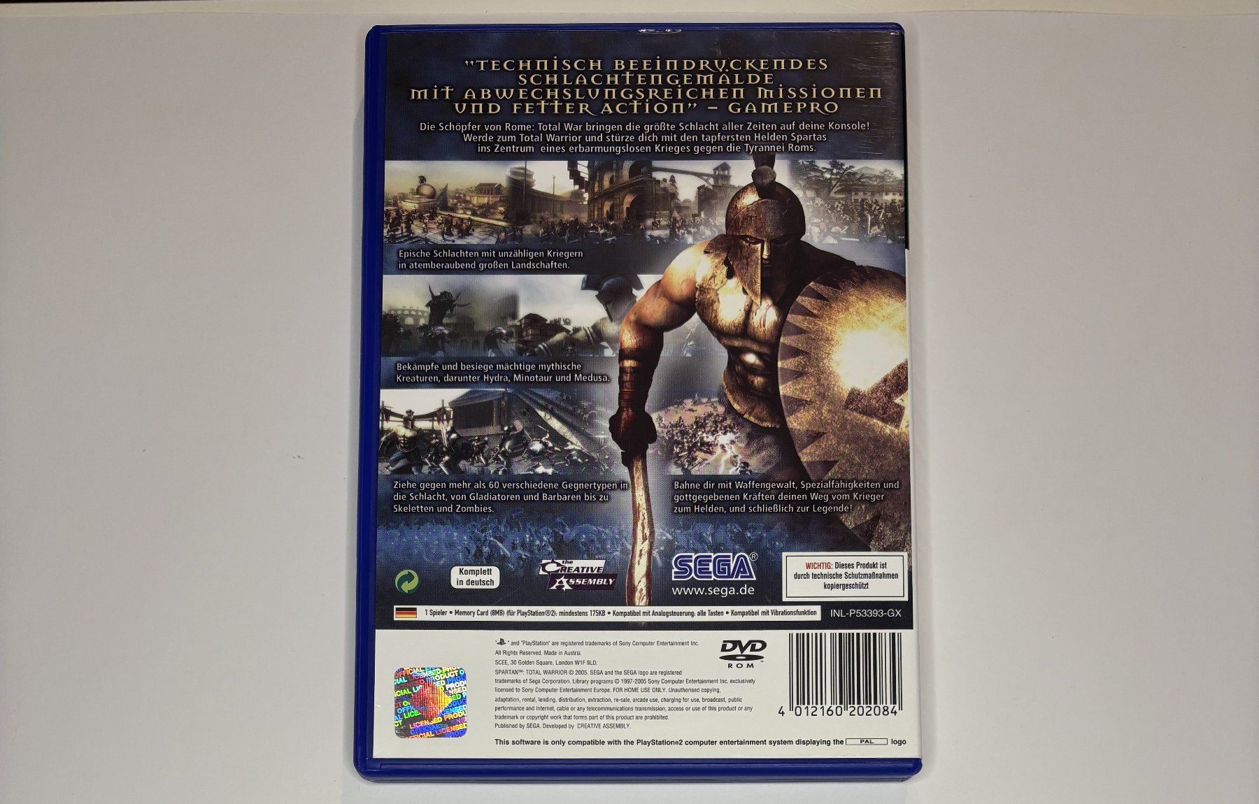 Giochi: PS2 - Spartan: Total Warrior – Usato da Allschwil venduto da Bullach 2