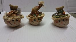 3X Deko Figur Neu