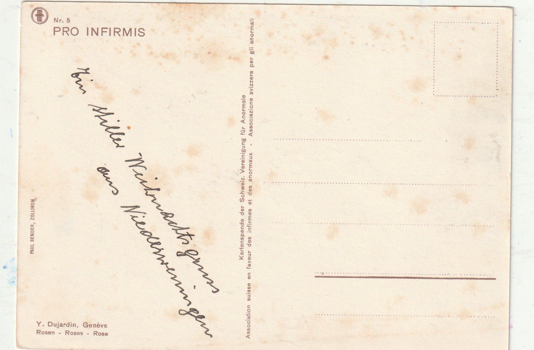Cartoline postali: Blumenkarte – Usato da Lumbrein venduto da made02 1