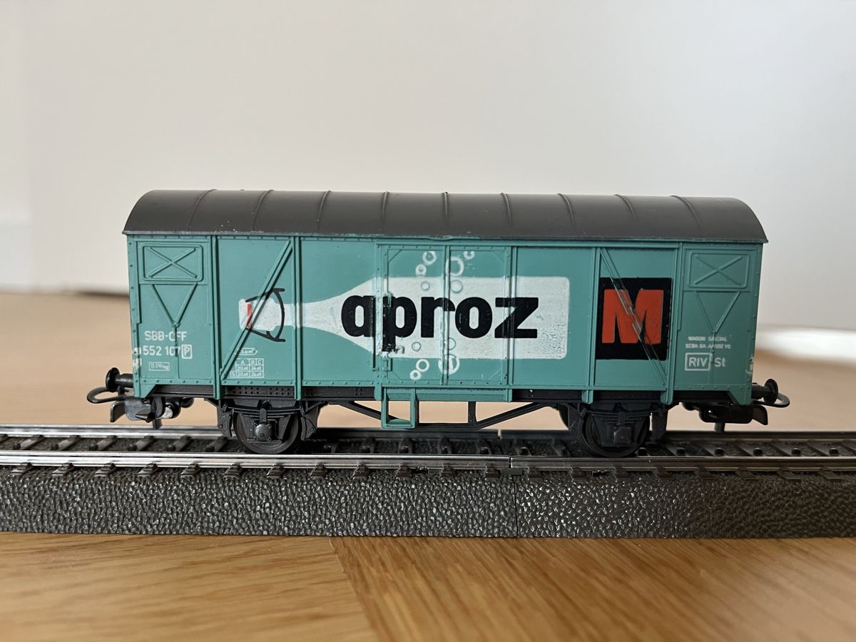 Liliput Modellini di ferrovie: Konvolut SBB Güterwagen Liliput – Usato da Basel venduto da Re620_11627 2