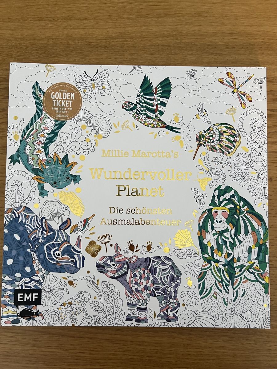 Livres: Malbuch - Millie Marotta - Wundervoller Planet – D'occasion à Winterthur par Wikingerlady