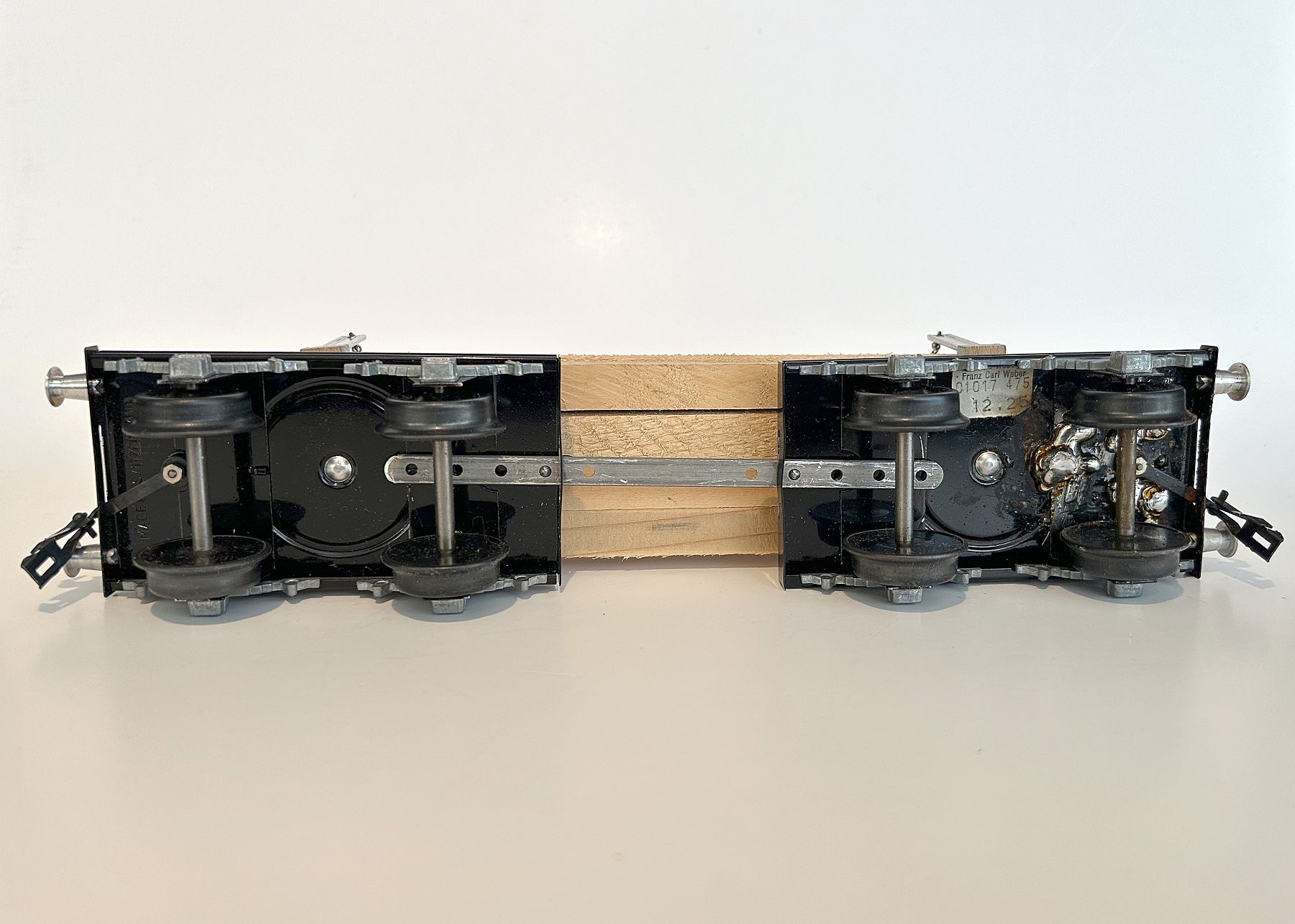 Buco Modelleisenbahnen: Buco Langholzwagen Spur 0 – Gebraucht aus Uster von colmo 2