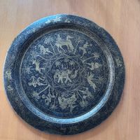 Prunkvolles orientalisches Messing-Tablett /59cm Durchmesser