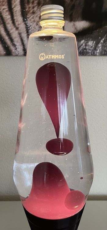Mathmos Astro Lavalampe Flasche Violett/Pink neu (Neu (gemäss ...