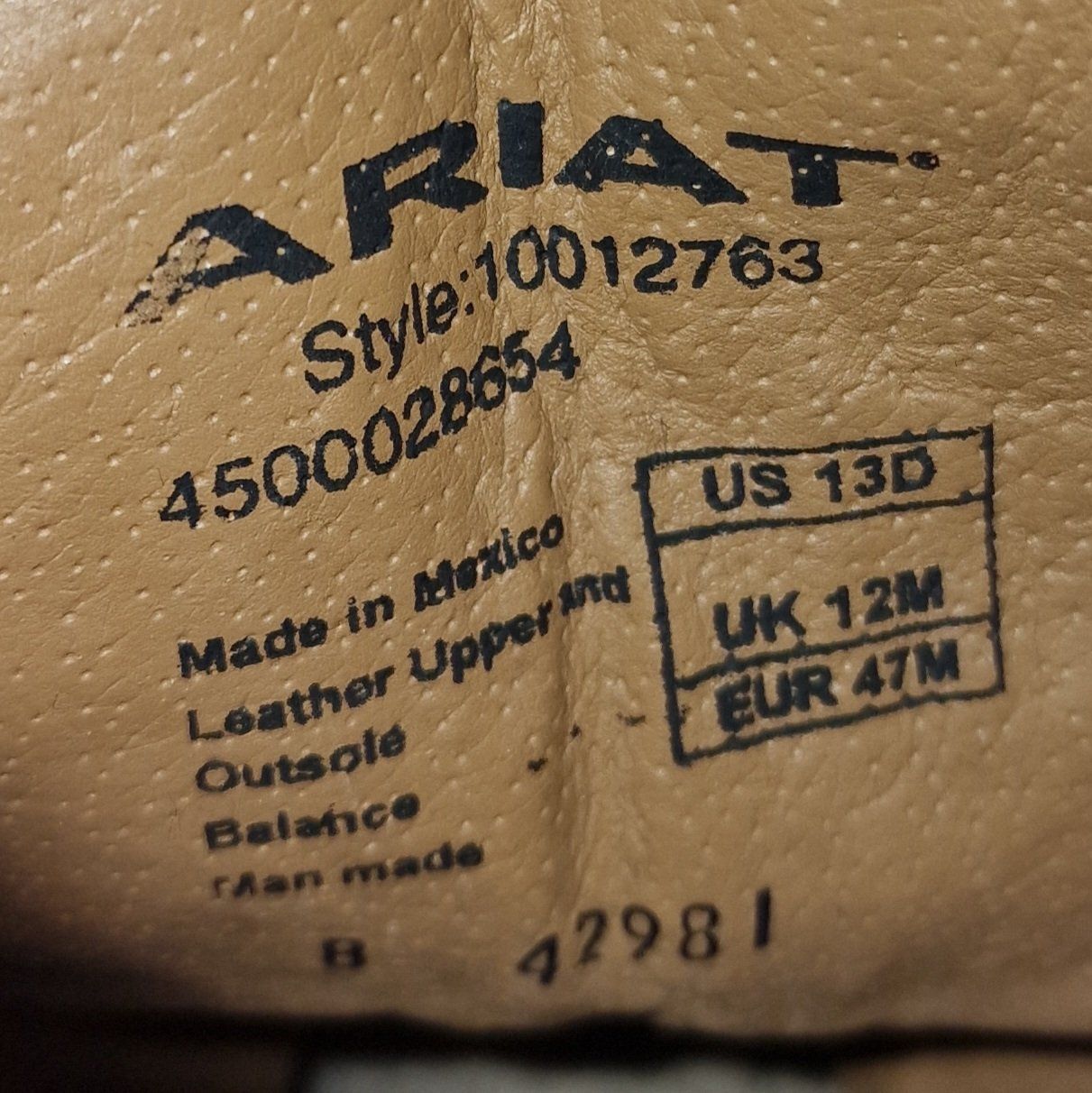 Ariat Herrenschuhe: Ariat Cowboy Boots – Gebraucht aus Merlischachen von Sheavy 6