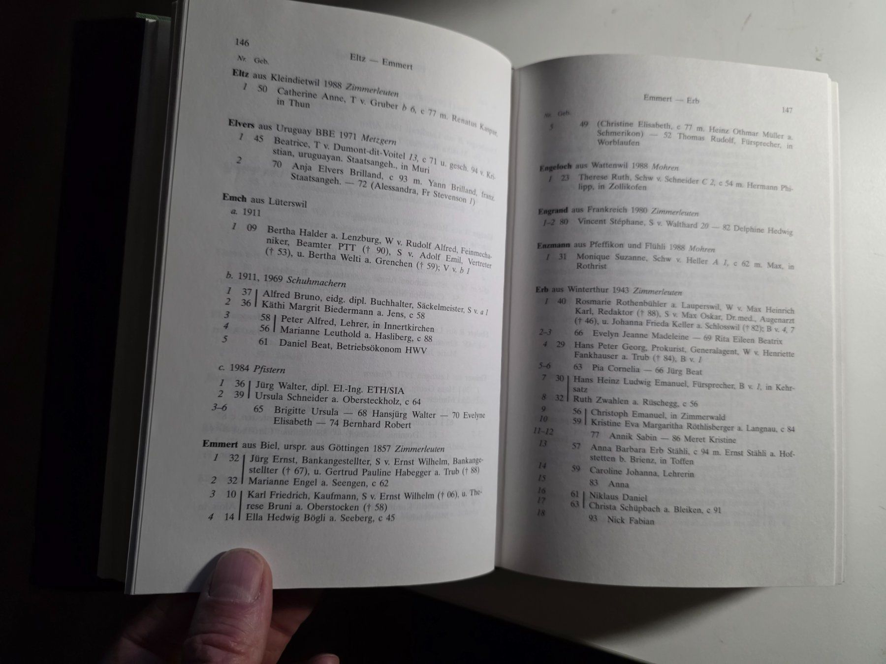 Libri: Stadt Bern BURGERBUCH 1995 - Burger Buch – Usato da Walterswil BE venduto da Lonitti 6