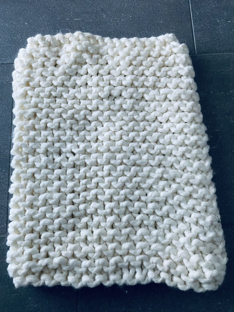 Zara Foulard & Sciarpe: LOOP Schal ZARA cremefarben grobmaschig – Usato da Malters venduto da Kuettel1 1