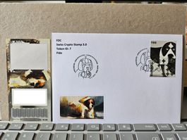 FDC Ausschnitt Swiss Crypto Stamp 3.0, ID7, Fido