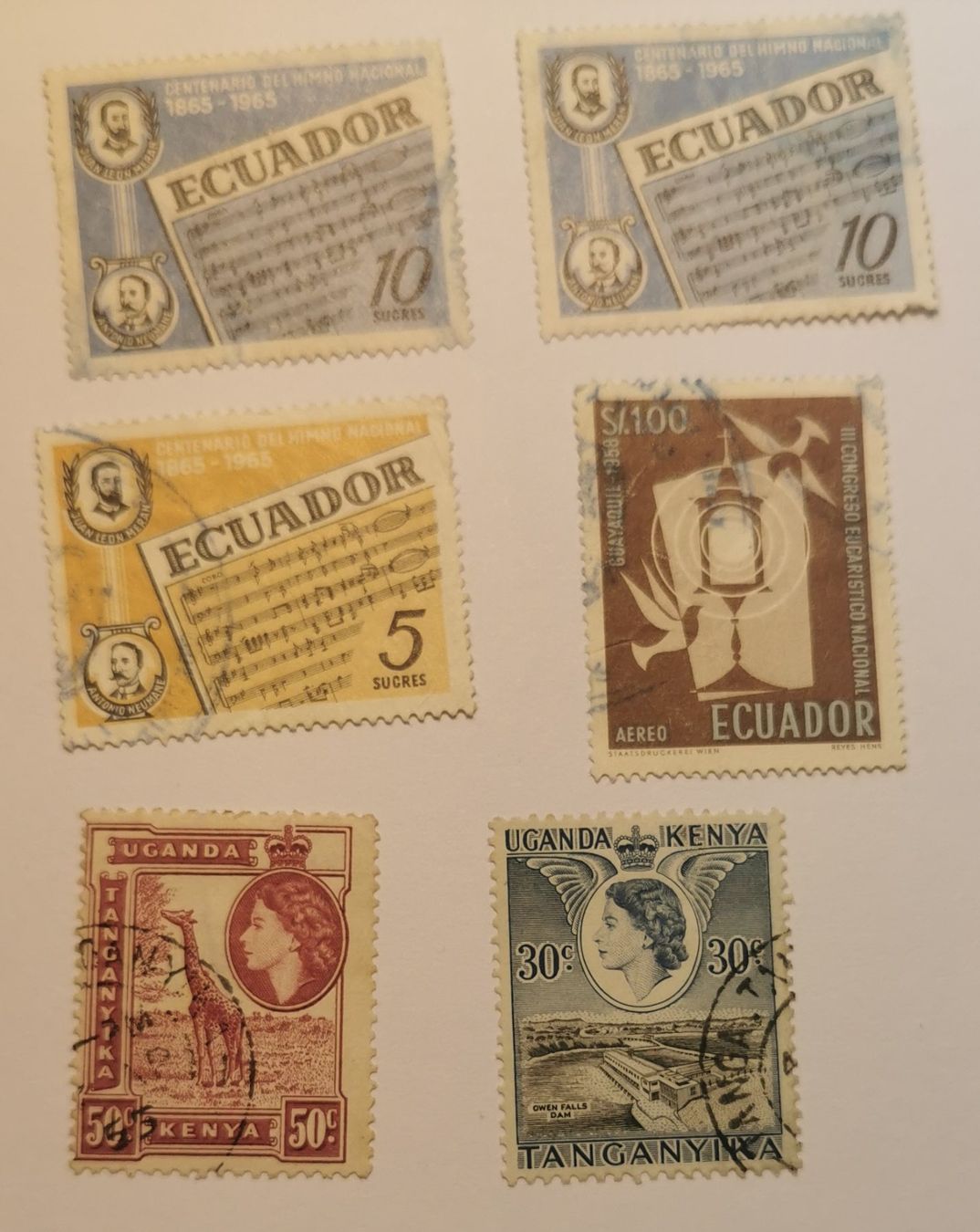 Tous les timbres: Ecuador/Uganda – D'occasion à Aadorf par Chnorli-Furz