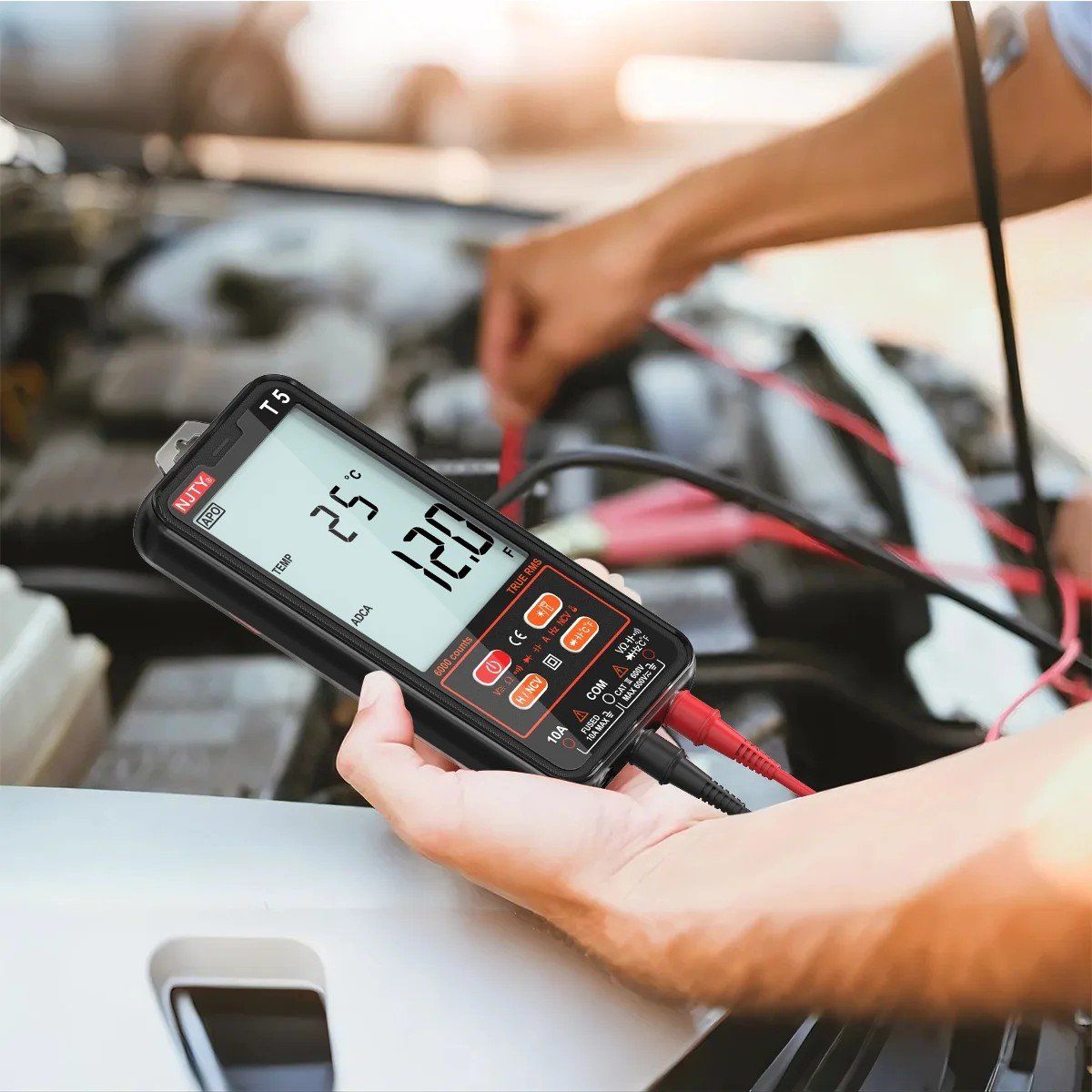 Messen: Multimeter digital True RMS 6000 Counts Auto-Range 600V NCV – Neu und originalverpackt aus Genève von Lotus-18 9