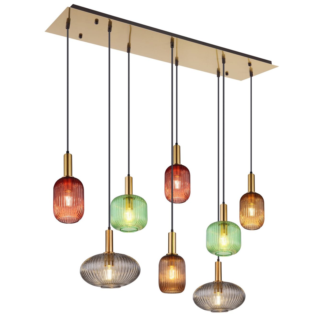 Lampadari & plafoniere: Pendelleuchte, Glas, 125 x 48 cm – Nuovo (secondo la descrizione) da Kreuzlingen venduto da Smart-Light