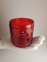 Rosso Windlicht Rot Glas