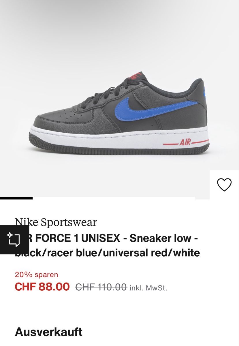 Nike Scarpe da uomo: Nike air force 1 gs – Nuovo (secondo la descrizione) da Uzwil venduto da Sudee_b 3