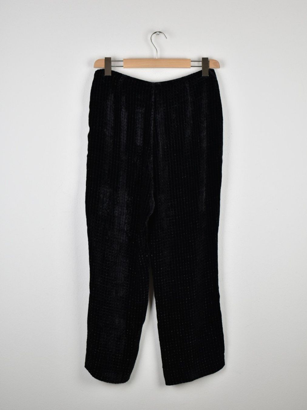 Massimo Dutti Hosen: Massimo Dutti Samthose, Gr.42, schwarz mit Steinchen – Neu (gemäss Beschreibung) aus Nürensdorf von 2ND_STORY 1
