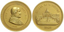 Rom, Pius IX., Medaille o.J. St. Peterskirche