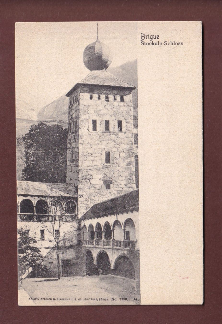 Cartes postales: BRIGUE - Stockalper-Schloss – D'occasion à Pully par nicecards-shop